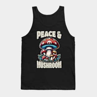 Peace & Mushroom Tank Top